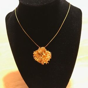 24K Gold Leaf Necklace